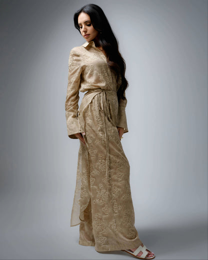 ZENA SHIRT, SKIRT AND PANT SET