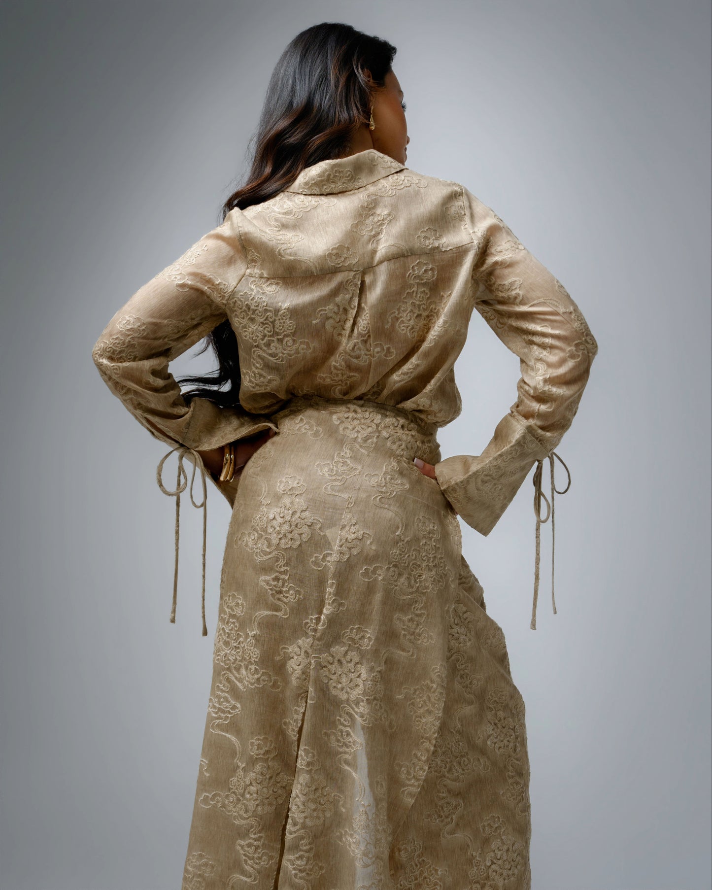 ZENA SHIRT, SKIRT AND PANT SET