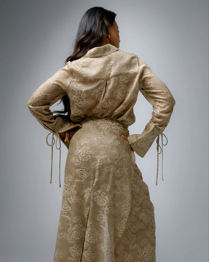 ZENA SHIRT, SKIRT AND PANT SET