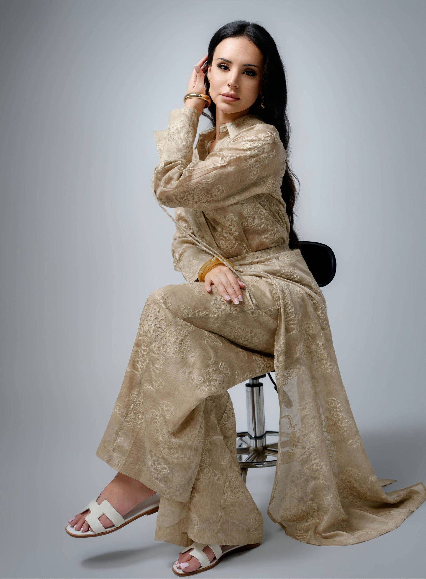 ZENA SHIRT, SKIRT AND PANT SET