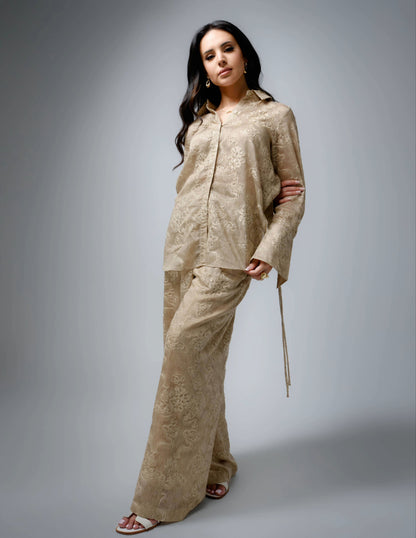 ZENA SHIRT, SKIRT AND PANT SET